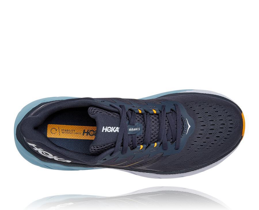 Hoka One One Koşu Ayakkabısı Erkek Lacivert - Arahi 5 - TJ0916752